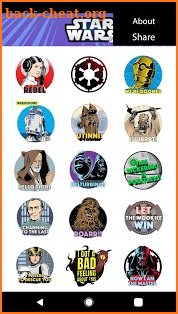 Star Wars Stickers: 40th Anniversary screenshot