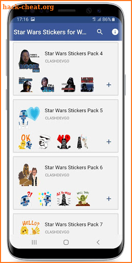 Star Wars Stickers ! WAStickerApps for Whatsapp screenshot