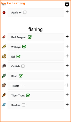 Stardew Seasonal Checklist screenshot