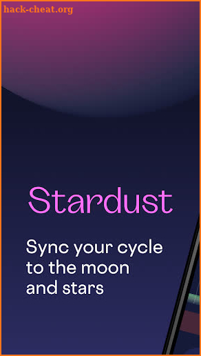 Stardust: Period Tracker screenshot