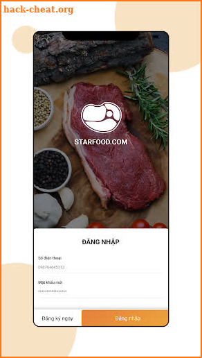 Starfood.com screenshot
