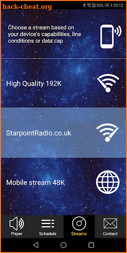 Starpoint Radio screenshot