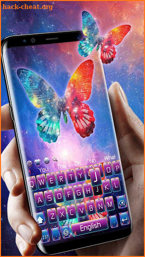 Starry Butterfly Keyboard screenshot