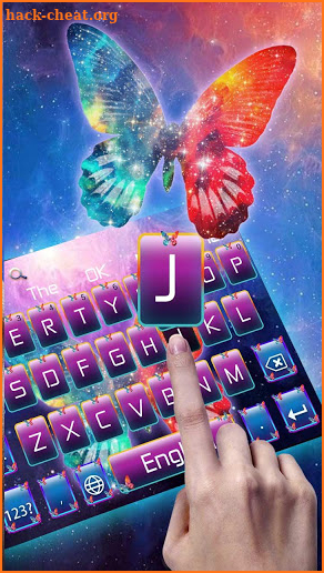 Starry Butterfly Keyboard screenshot