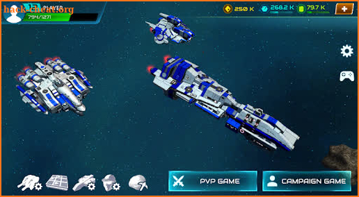 Starship battle screenshot