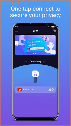 Start Link VPN screenshot