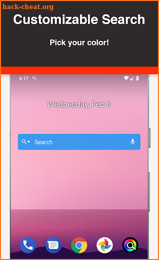 Start Search Bar screenshot