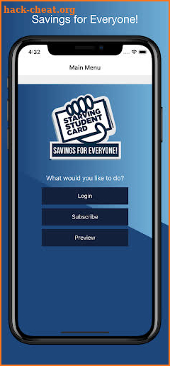 Starving Student Card | Savings for Everyone screenshot