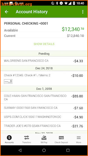 State Savings Bank screenshot