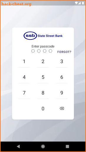 State Street Bank screenshot
