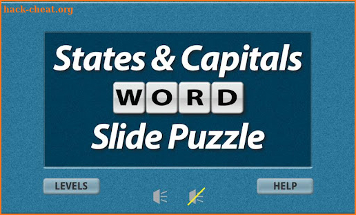 States & Capitals Word Slide screenshot