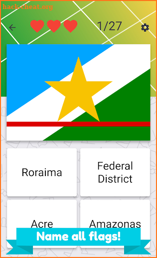States of Brazil quiz - maps, flags and capitals screenshot