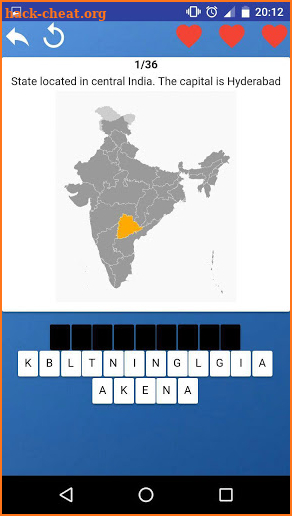 States of India - maps, capitals, tests, quiz screenshot