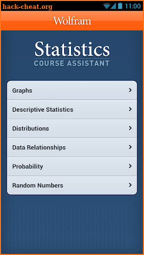 Statistics Course Assistant screenshot