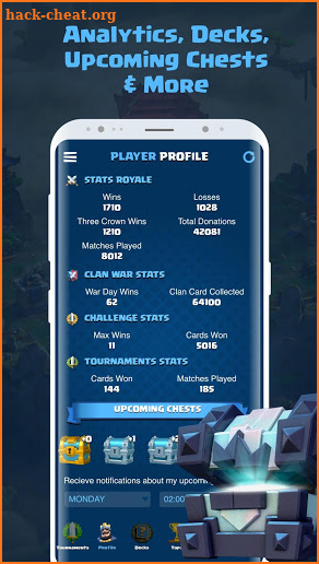 Stats for Clash Royale - Decks, Stats & Chests screenshot