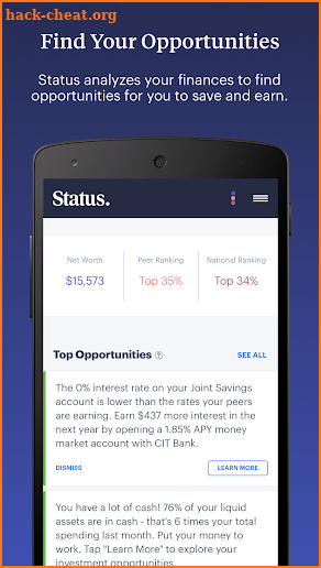 Status Money: Financial Manager screenshot