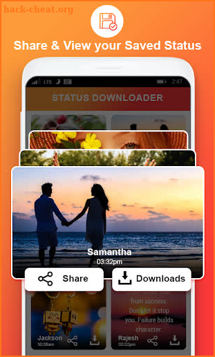 Status Saver - Download Free Videos & Images screenshot