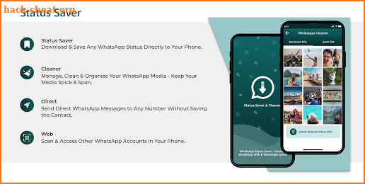 Status saver for whatsapp: Downloader, Web, Tools screenshot