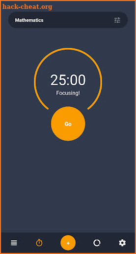Stay focused - Focus Keeper App, Pomodoro timer screenshot
