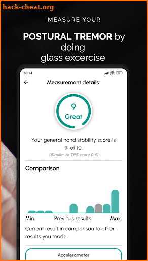 Steady Hands - tremor meter screenshot