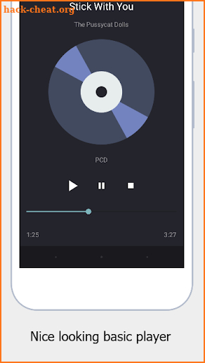 Stealth Audio Player - play audio through earpiece screenshot