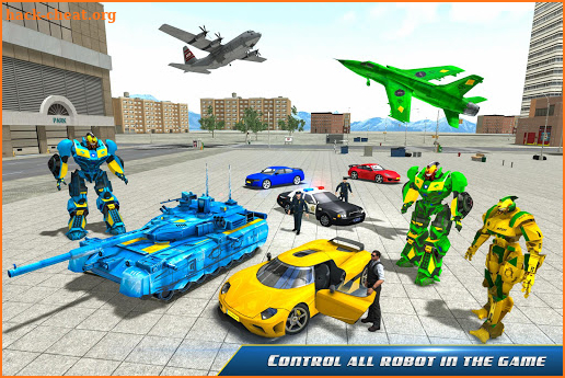 Stealth Robot Transforming Games - Robot Car games screenshot