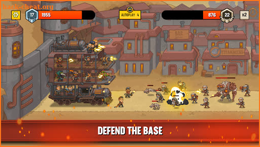 Steampunk Camp Defense screenshot