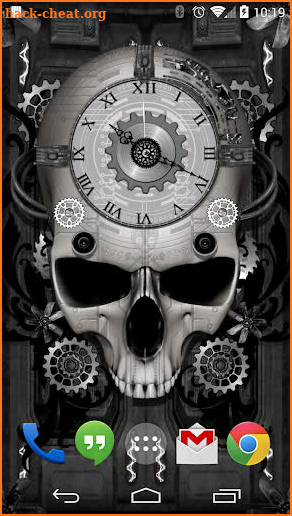 Steampunk Clock Live Wallpaper screenshot