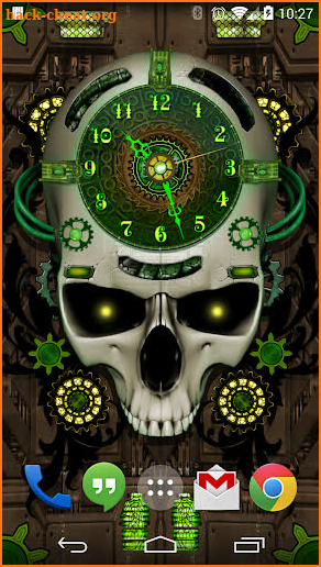 Steampunk Clock Live Wallpaper screenshot