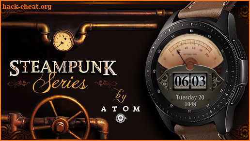 Steampunk deluxe watchface screenshot