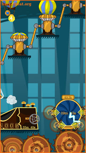 Steampunk Idle Spinner: cogwheels and machines screenshot