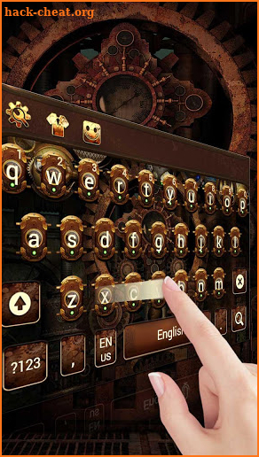 Steampunk Keyboard screenshot