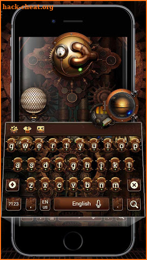 Steampunk Keyboard screenshot