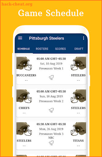 Steelers - Football Live Score & Schedule screenshot