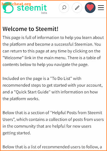 Steemit Beta screenshot