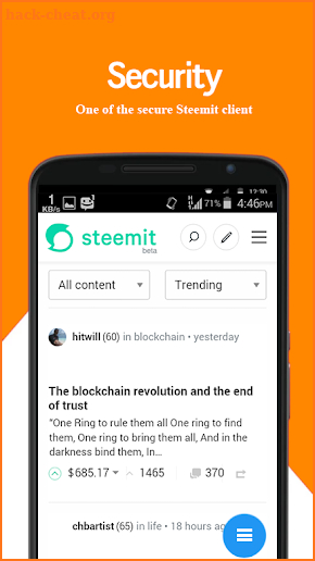 Steemit Lite screenshot