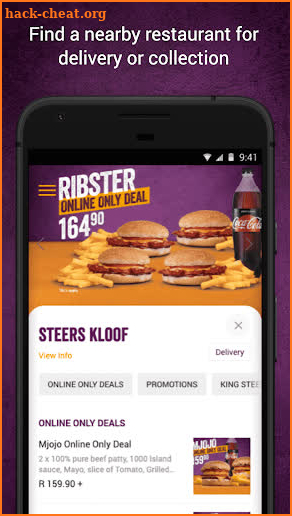 Steers South Africa screenshot