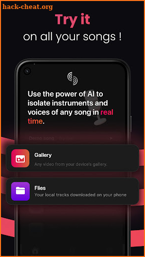 Stemz: AI Tool for Musicians screenshot
