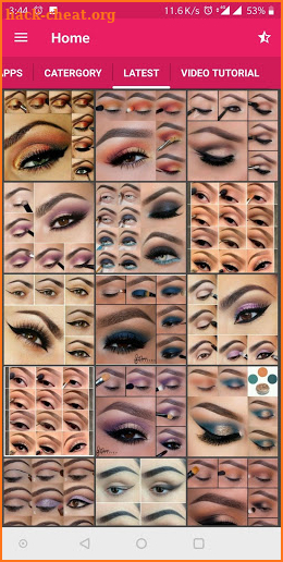 Step By Step Eye Makeup Tutorial 💄💁😍 screenshot