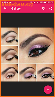 Step By Step Eyes Makeup Tutorial screenshot