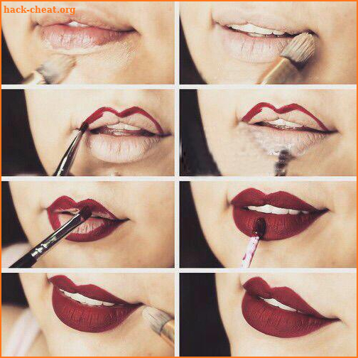 Step by step makeup (lip, eye, face) 💎 screenshot