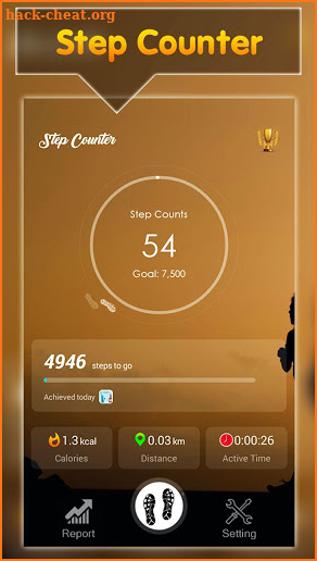 Step Counter- Pedometer & Calories Tracker screenshot
