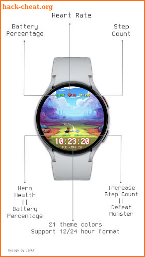 Step Quest Watch Face screenshot