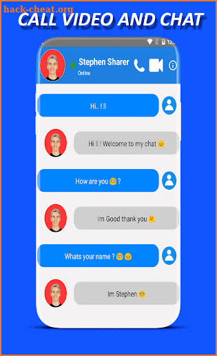 Stephen Sharer Call Video And chat screenshot