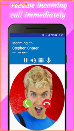 Stephen Sharer Call You: Fake Video Call screenshot