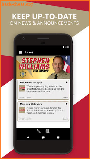 Stephen Williams for Sheriff screenshot