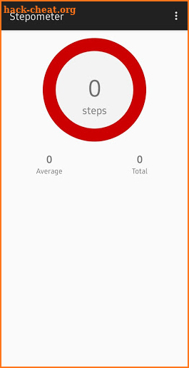 Stepometer screenshot