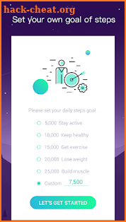 Steps - Personalized Pedometer, Steps Counter screenshot