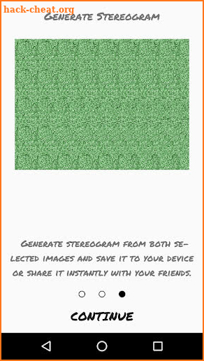 Stereogram Generator (Magic eye image generator) screenshot