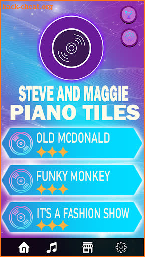 Steve and Maggie Piano Tiles screenshot